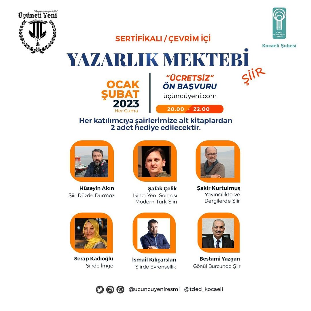 Yazarlık Mektebi - Şiir Video Kayıt Eğitimi